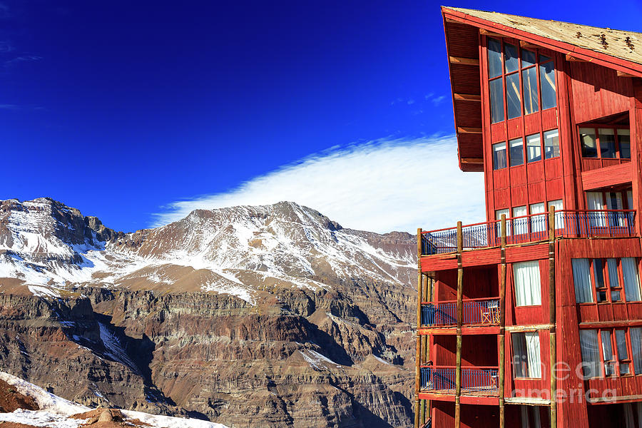 Valle Nevado Ski Resort in the Andes Photograph by John Rizzuto