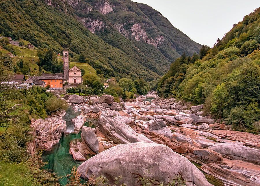 Valle Verzasca in Ticino Photograph by Alan Toepfer