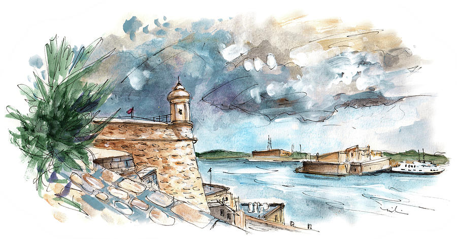 Valleta 03 Painting by Miki De Goodaboom