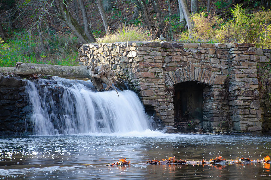 Valley Forge Creek - Waterfall Photograph by Bill Cannon
