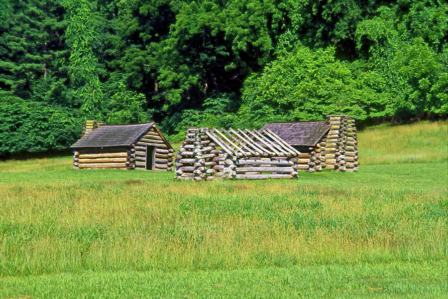 Valley Forge Soldiers Huts Photograph by Sally Weigand