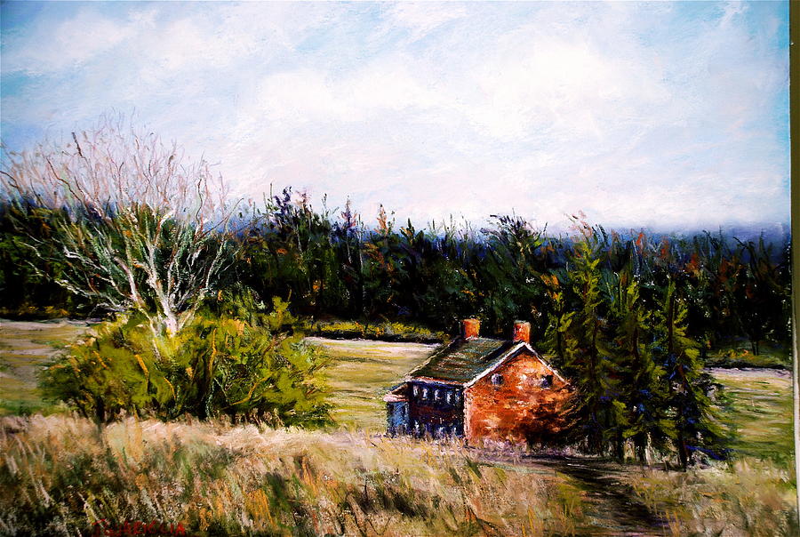 Valley Forge Spring Pastel by Joyce Guariglia