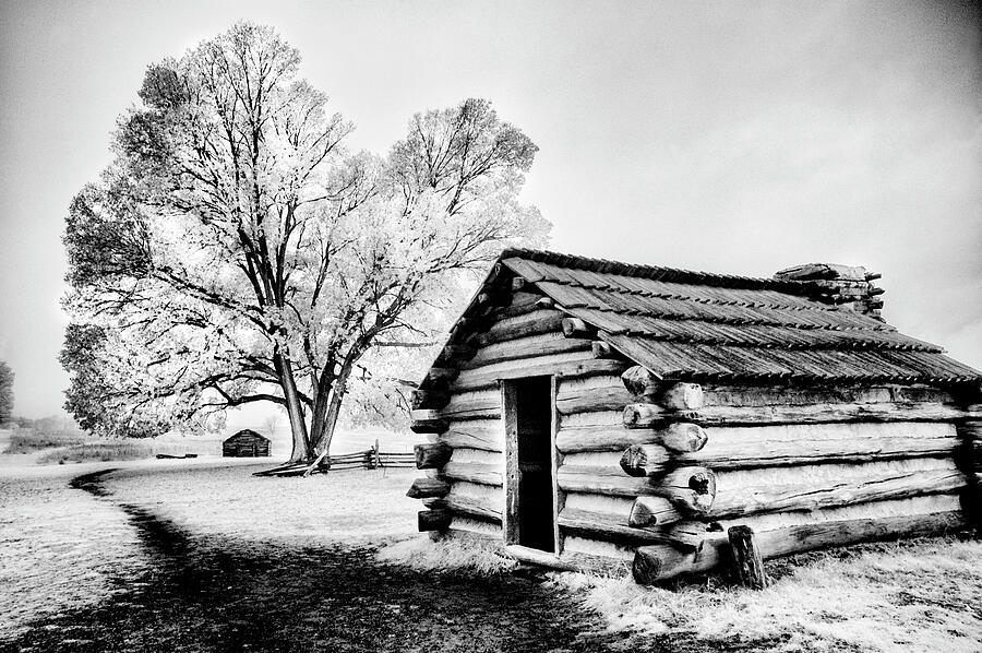 Valley Forge Winter Troops Hut                           Photograph by Paul W Faust - Impressions of Light