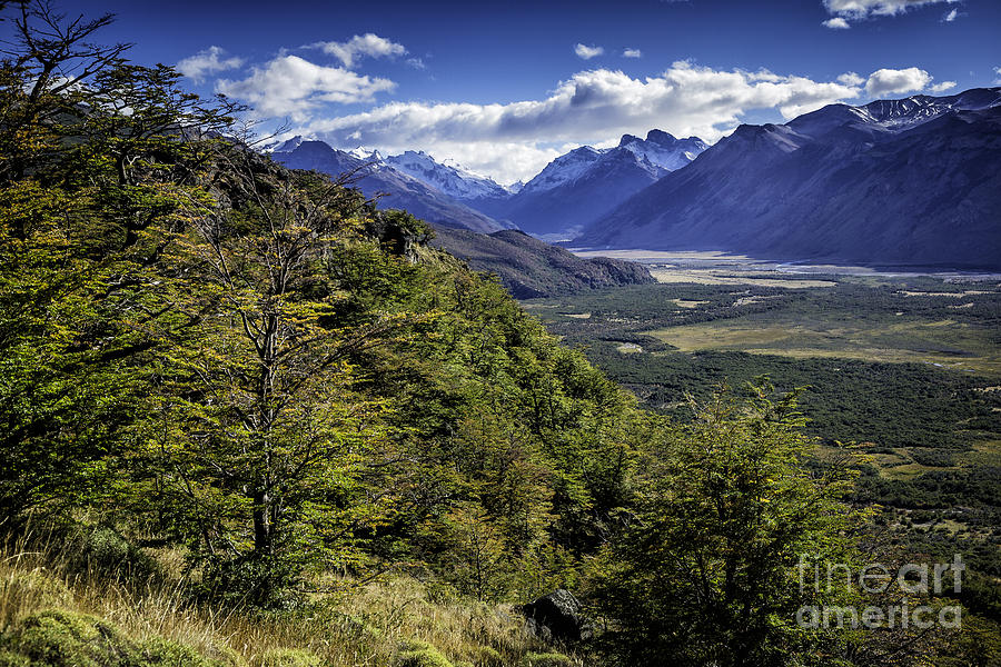 Valley In Patagonia Photograph by Timothy Hacker