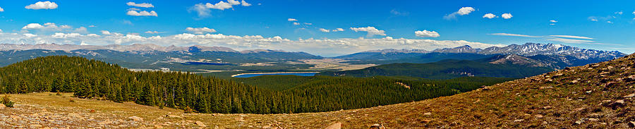 Valley of 14ers Panorama Photograph by Jeremy Rhoades