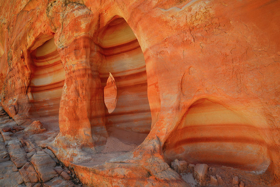 Valley of Fire Colorful Caves and Coves Photograph by Ray Mathis