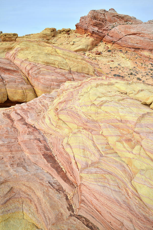 Valley of Fire Ripples of Color Photograph by Ray Mathis