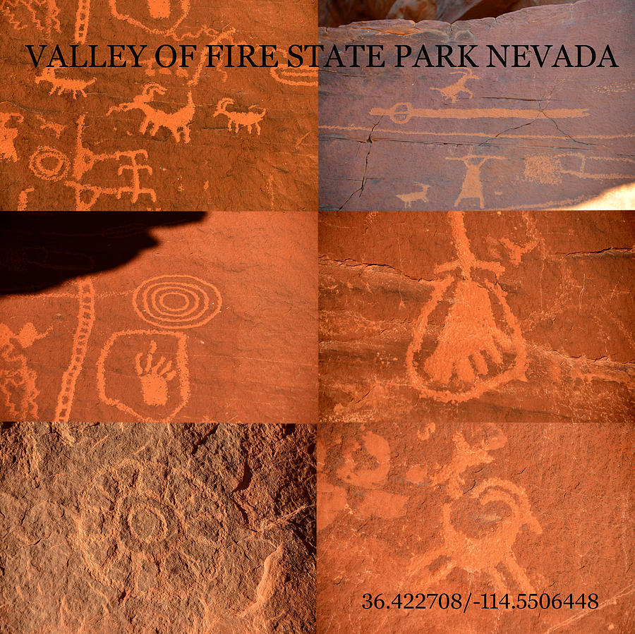 Valley Of Fire State Park petroglyps Photograph by David Lee Thompson