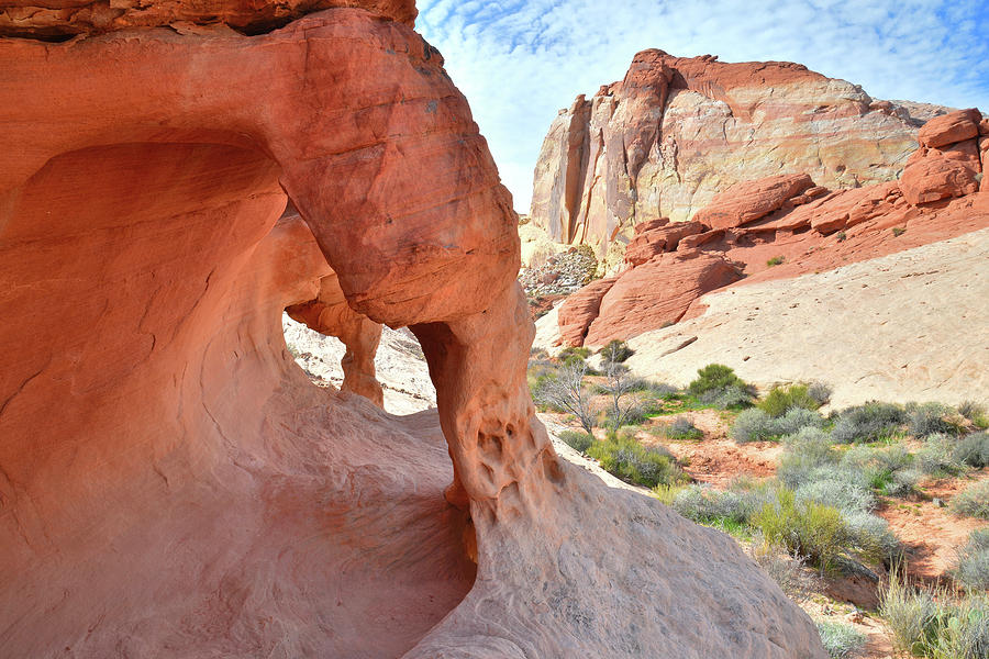 Valley of Fire Wall Arches Photograph by Ray Mathis