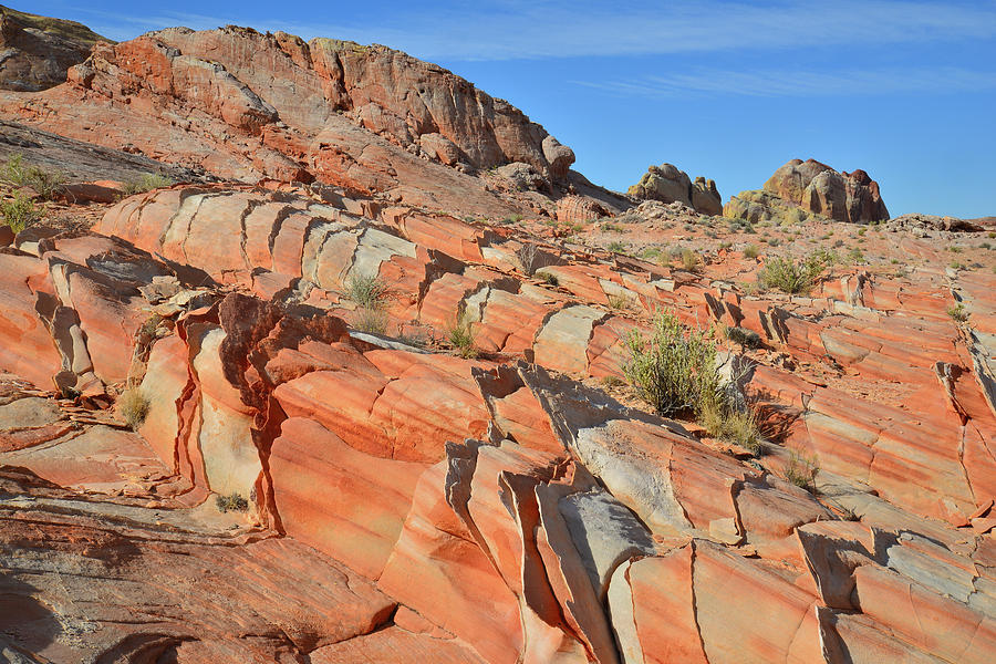 Valley of Fires Beautiful Sandstone Slopes Photograph by Ray Mathis