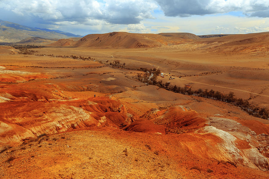 Valley of Kyzyl-Chin. Multicolored Mountains. Altai Photograph by Victor Kovchin
