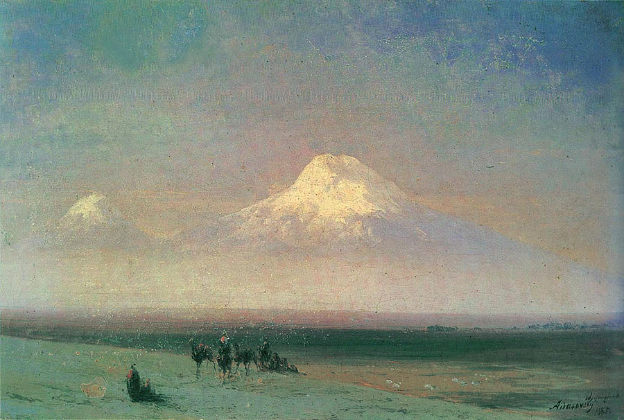 Valley of Mount Ararat Painting by Ivan Aivazovsky