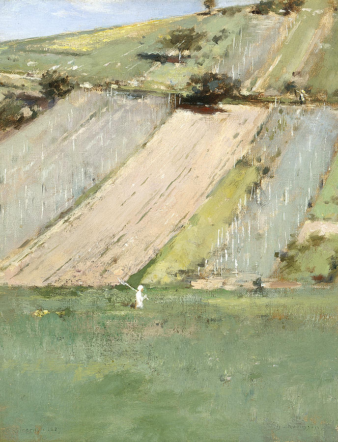 Valley of the Seine, Giverny Painting by Theodore Robinson