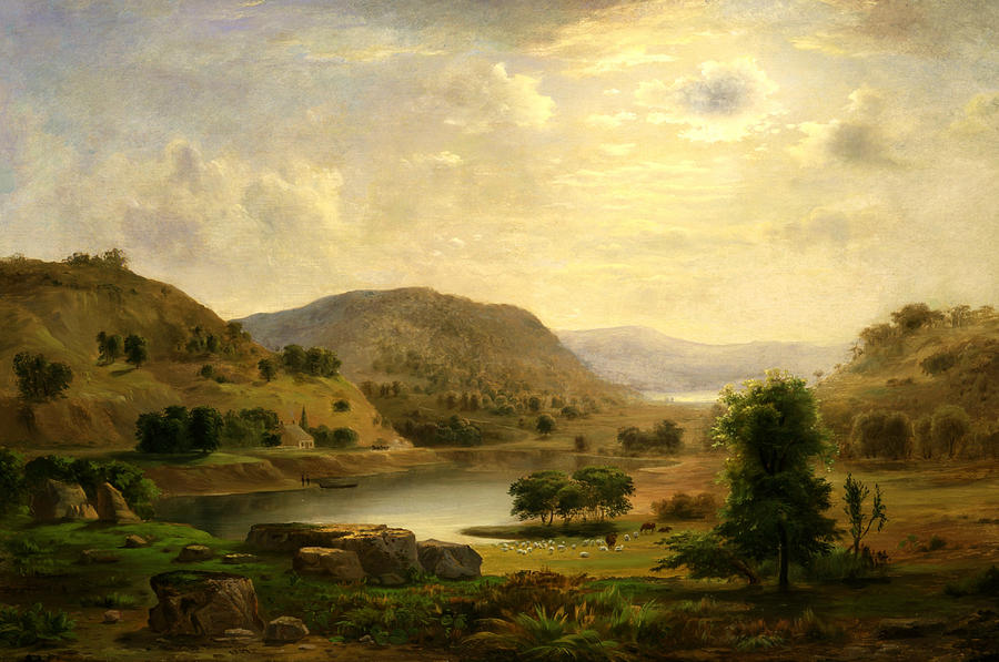 Valley Pasture Painting by Robert Seldon Duncanson