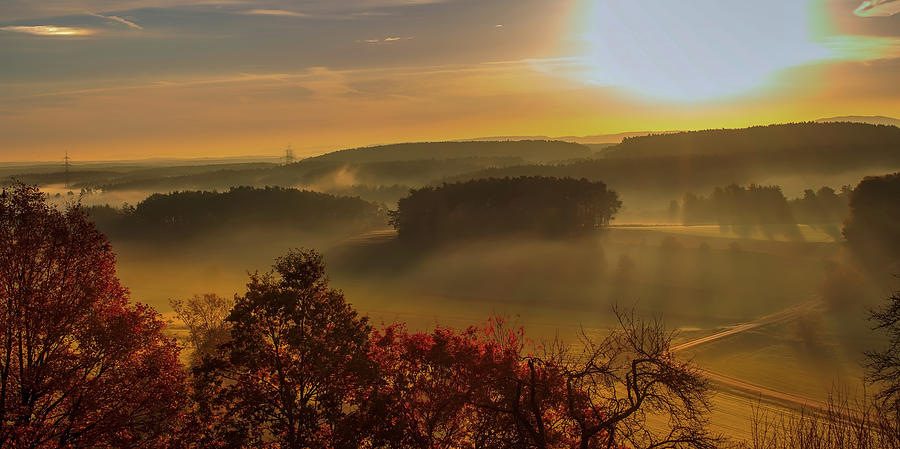 Valley Sunrise - Germany Photograph by Mountain Dreams