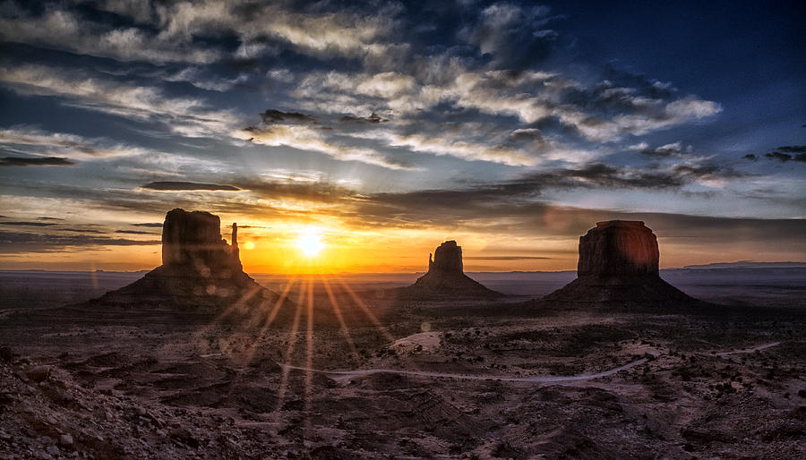 Valley Sunrise Photograph by Robert Fawcett