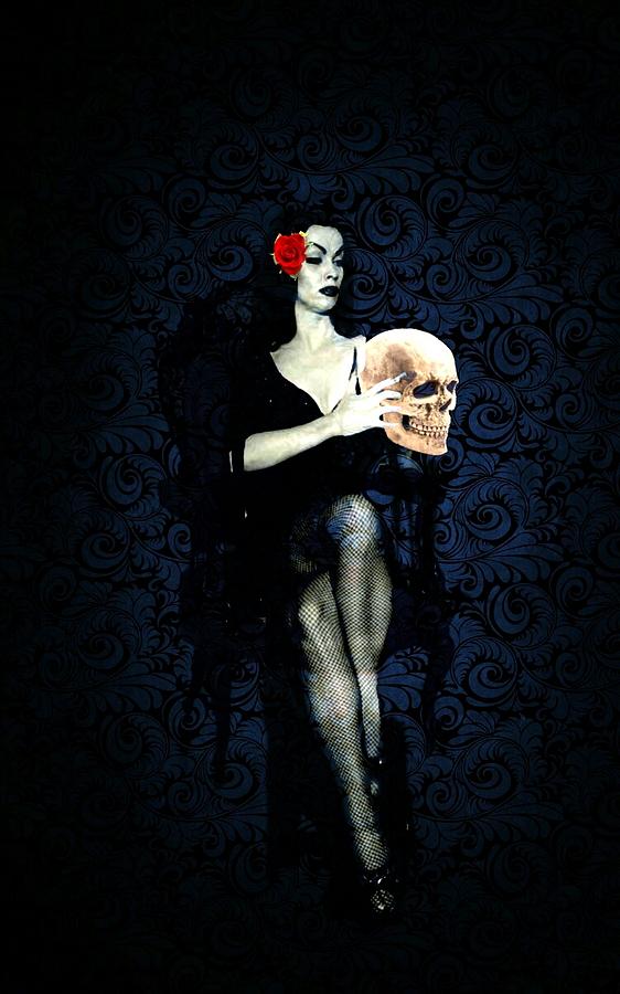 Halloween Digital Art - Vampira by Tiffaney Porter