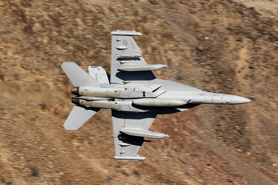 F/A-18 in Star Wars Canyon Photograph by Rick Pisio