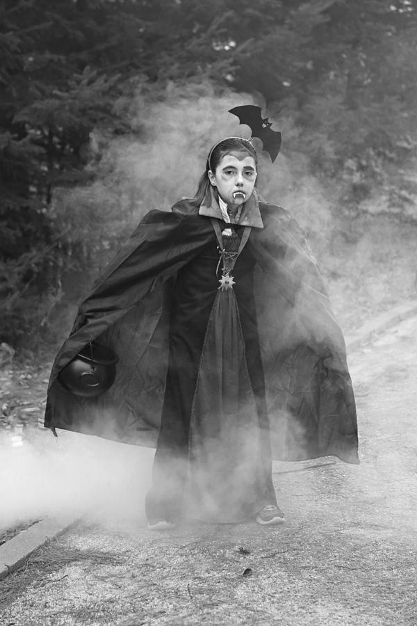 Vampire in the Fog Photograph by Barbara West