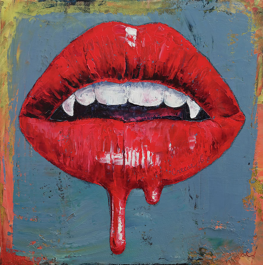 Vampire Painting by Michael Creese