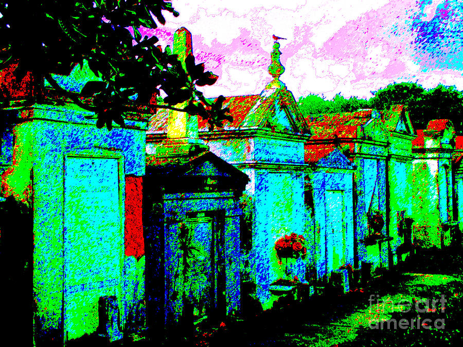 New Orleans Photograph - Vampire Tombs New Orleans by Jerome Stumphauzer