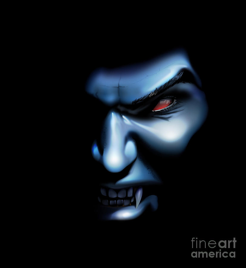 Vampire Digital Art by Brian Gibbs