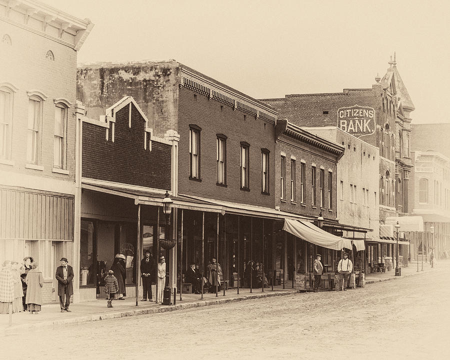 Van Buren Main Street Photograph by James Barber