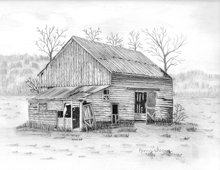 Van Etten Farm Drawing by Kerry Facey - Fine Art America