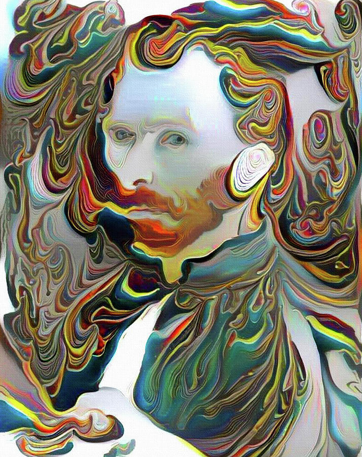 Van Gogh Digital Art by Bruce Rolff
