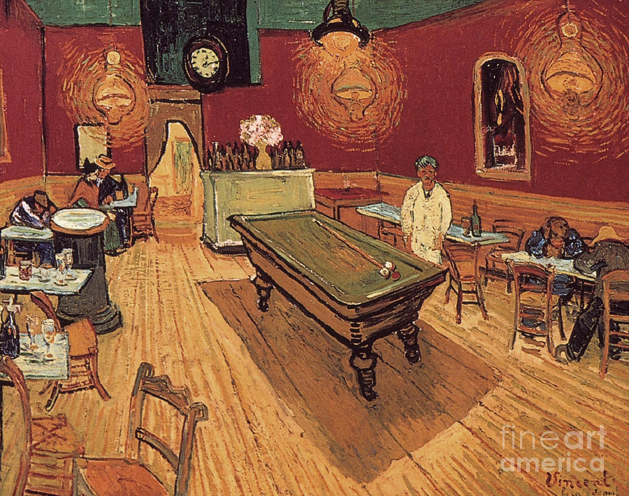 Van Gogh Night Cafe 1888 Painting by Granger