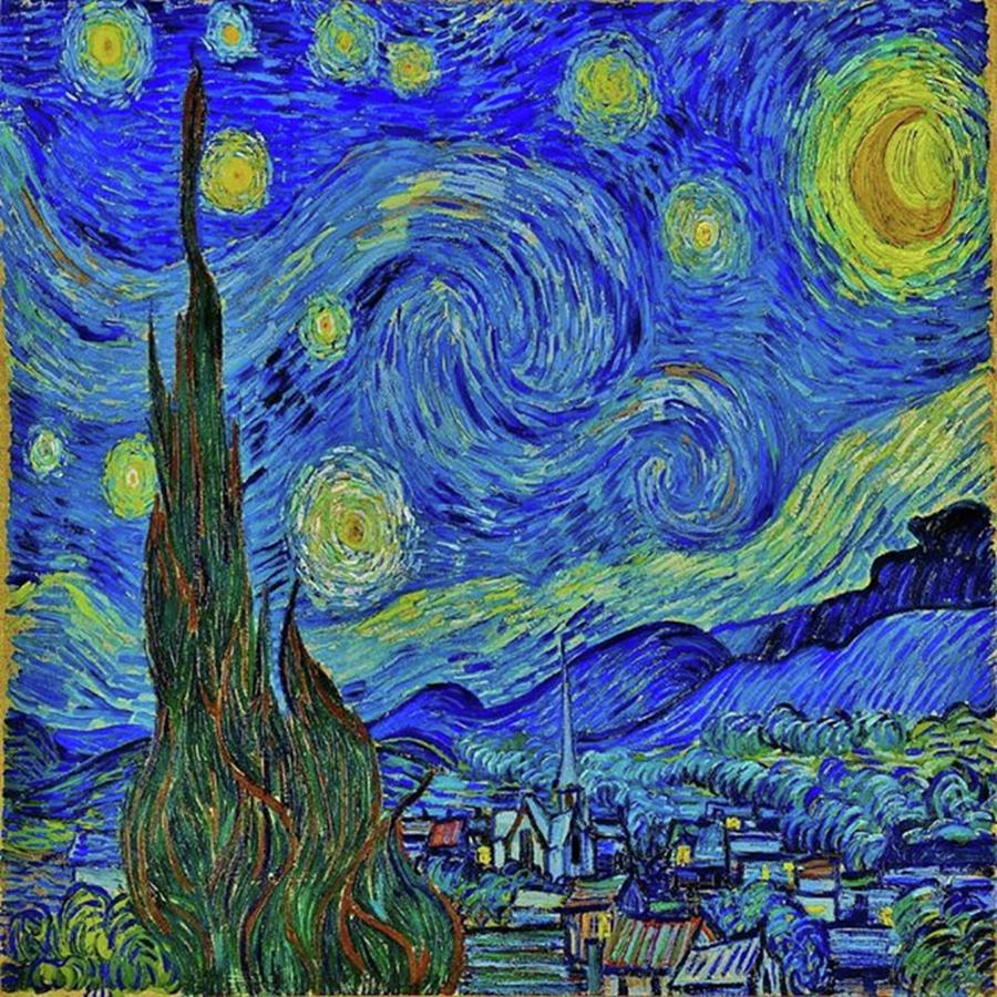 Vincent Van Gogh Painting - Starry Night  #6 by Jon Baran
