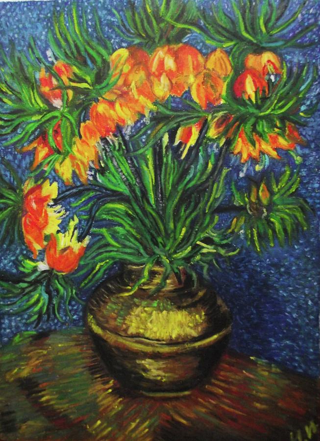 Van Gogh study Pastel by Iryna Ivanova