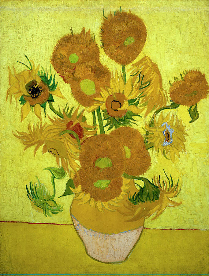 Van Gogh Painting - Van Gogh Sunflowers by Vincent Van Gogh Van Gogh Painting - Van Gogh Sunflowers by Vincent Van Gogh