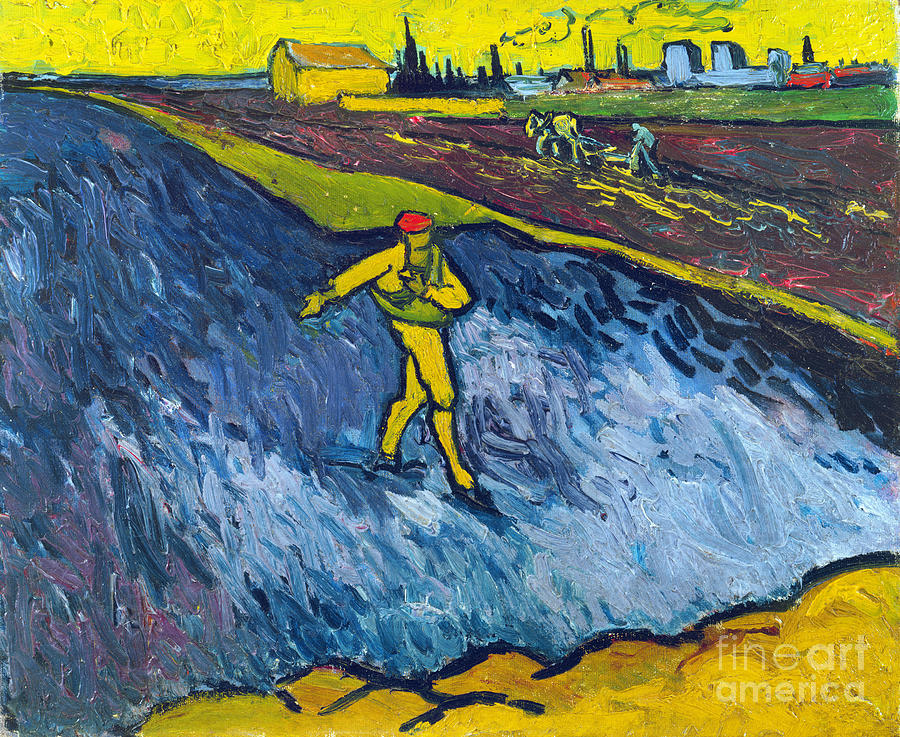 Vincent Van Gogh Photograph - VAN GOGH: THE SOWER, c1888 by Granger
