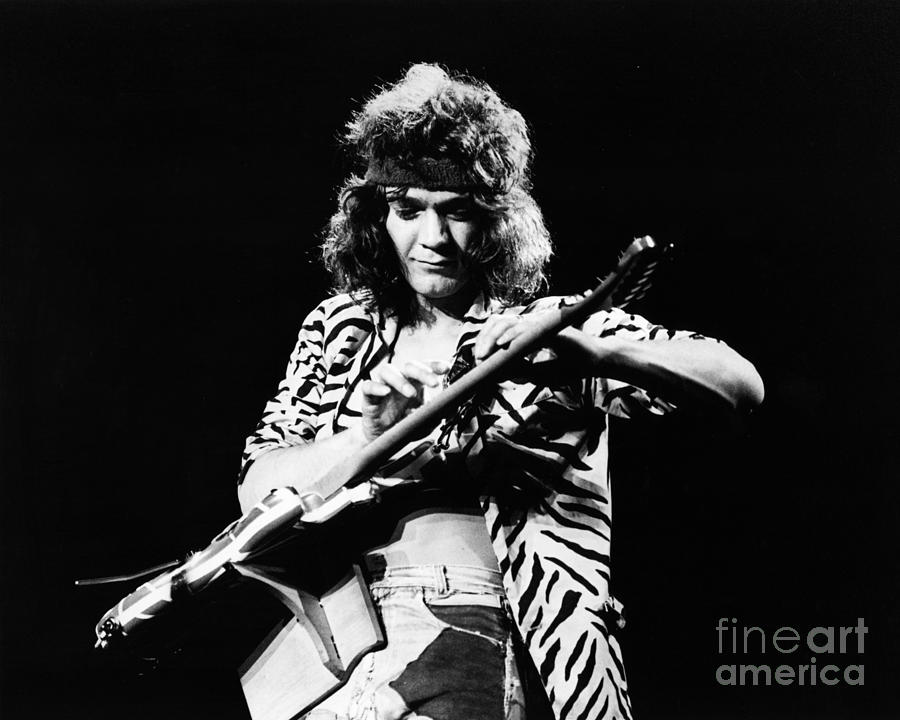 Van Halen Photograph - Eddie Van Halen  by Chris Walter