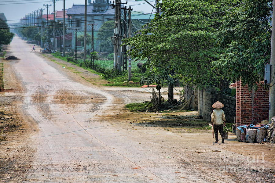 Van Long Road Vietnam  Photograph by Chuck Kuhn