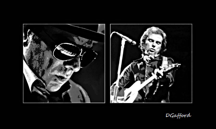 Van Morrison Painting by Dave Gafford