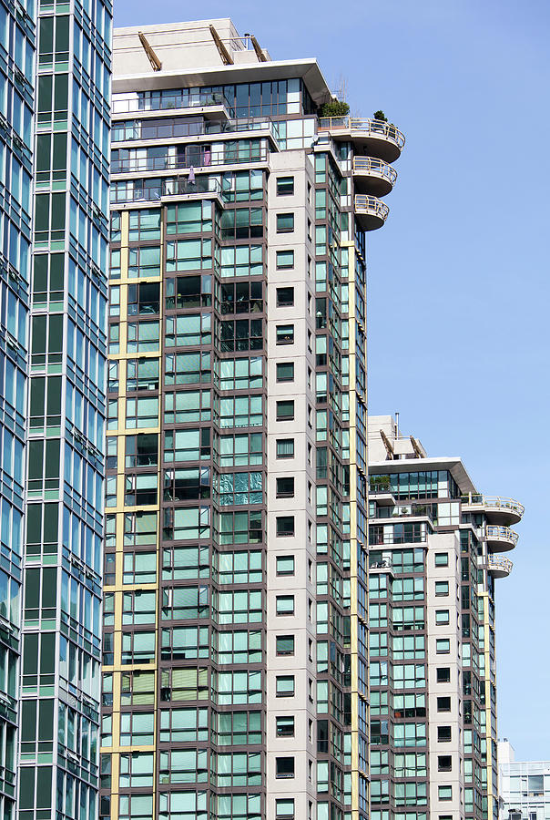 Vancouver Apartments Photograph by Ramunas Bruzas