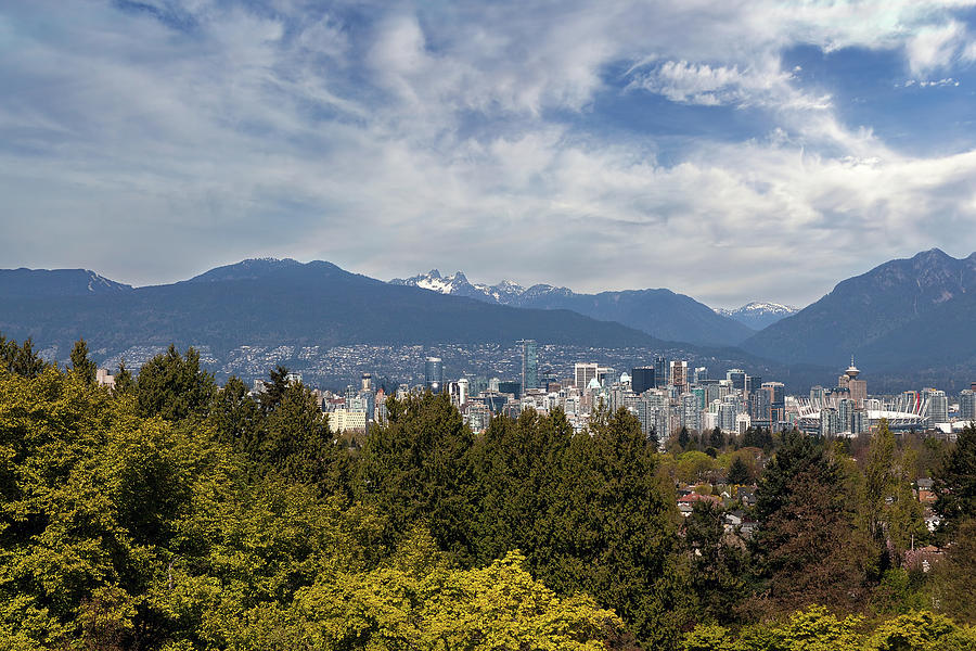 Vancouver BC Skyline Daytime View Photograph by David Gn