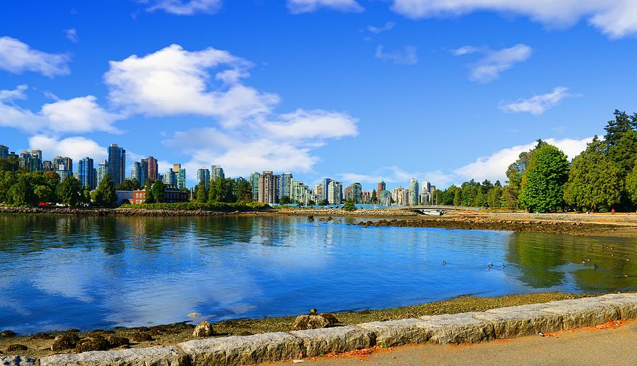 Vancouver Skyline  Photograph by Ola Allen