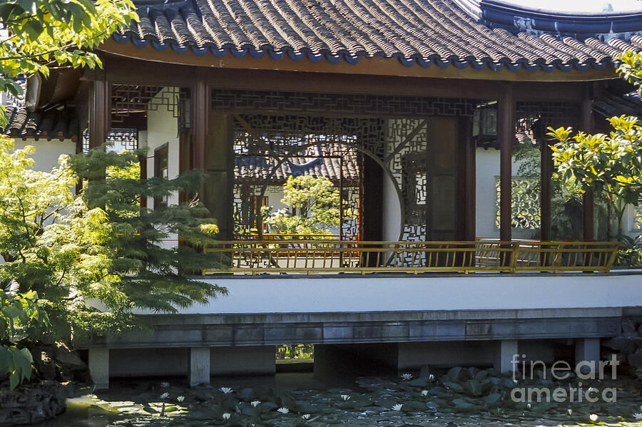 Vancouver Chinese Garden Photograph by Bob Phillips