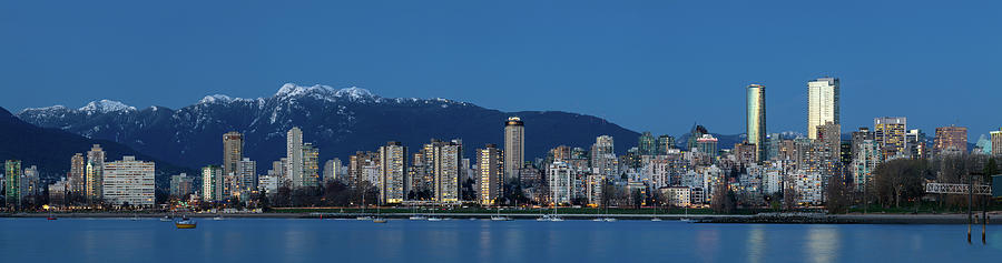 Vancouver Coast and Mountains Photograph by Michael Russell