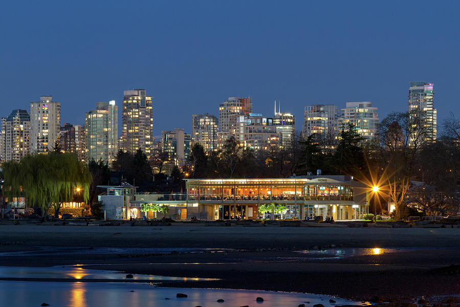 Vancouver Condos and Kits Beach Photograph by Michael Russell