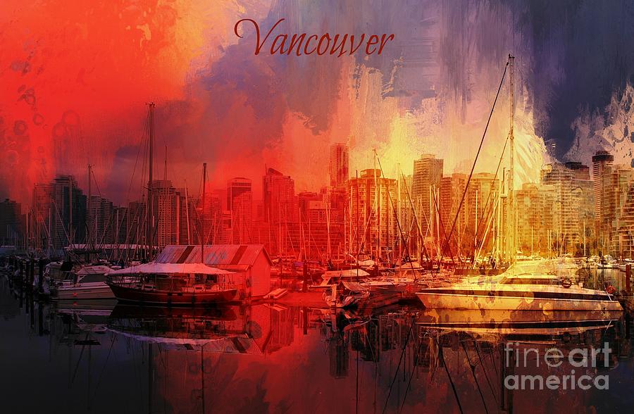 Abstract Photograph - Vancouver by Eva Lechner