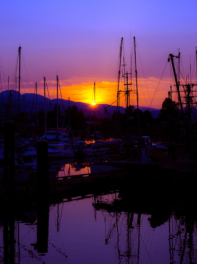 Vancouver Island Sunset Photograph by Wayne Enslow