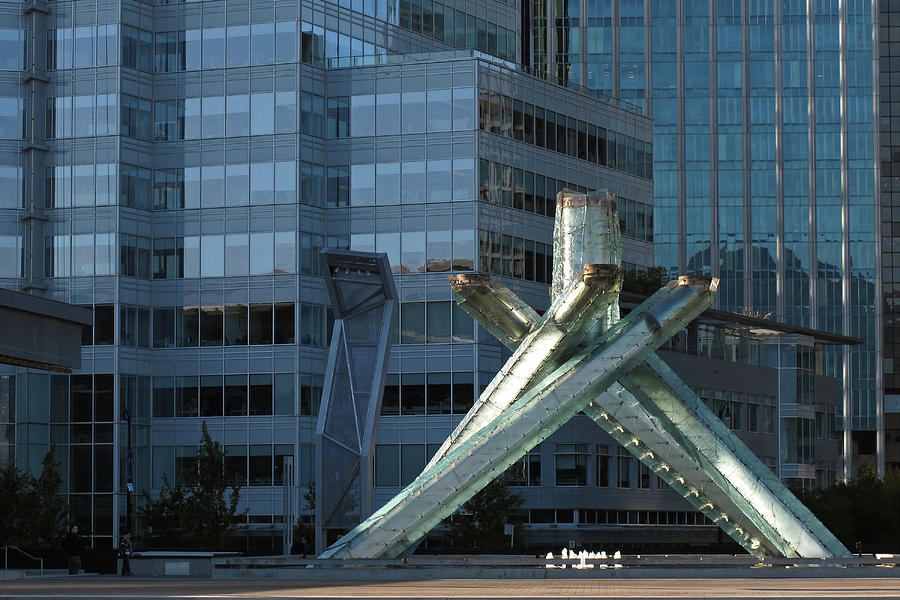 Vancouver Olympic Cauldron - 365-226 Photograph by Inge Riis McDonald