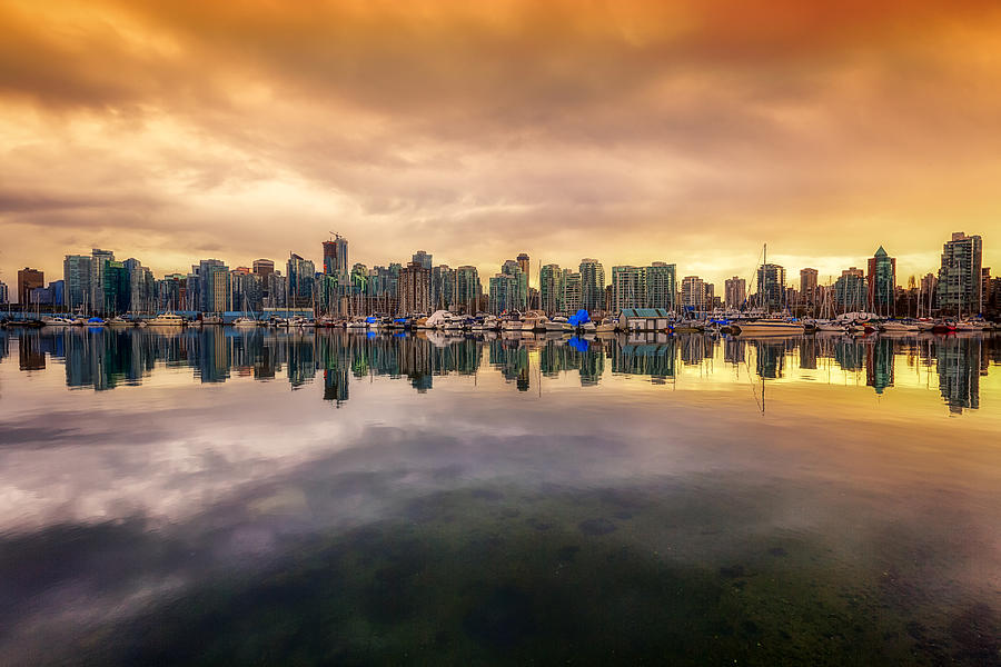 Vancouver reflections Photograph by Eti Reid