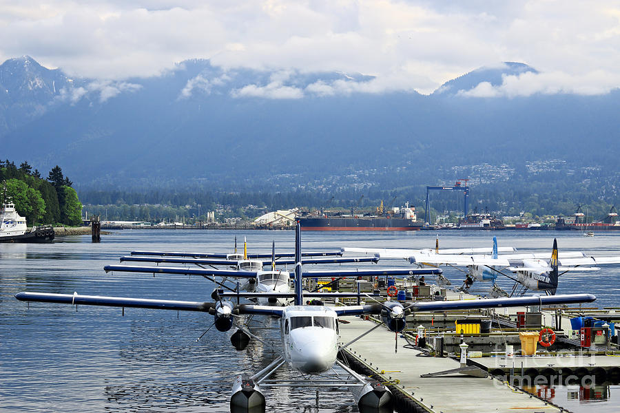 Vancouver Seaplane Tour Terminals Photograph by Charline Xia