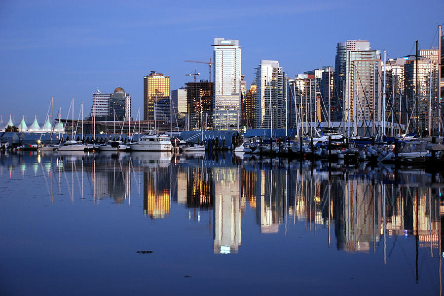 Skyline Photograph - Vancouver Skyline by Alasdair Turner