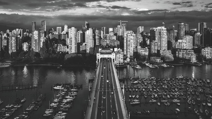 Vancouver Skyline And Marina Photograph by Mountain Dreams